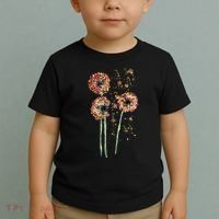 Spring Dandelion Floral Art Toddler T-Shirt thumb 2