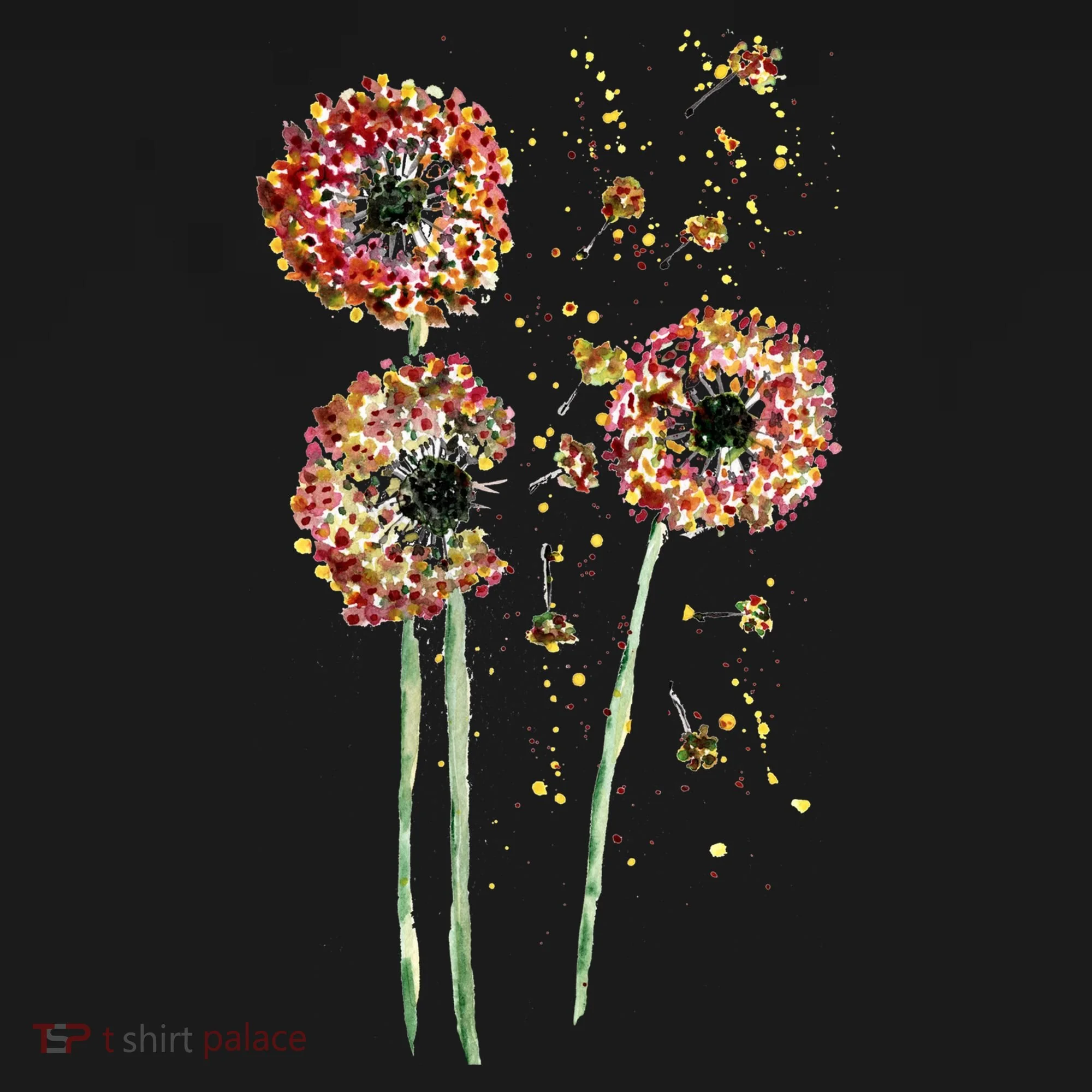 Spring Dandelion Floral Art Toddler T-Shirt