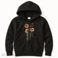 Spring Dandelion Floral Art Kids Hoodie thumb 0