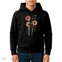 Spring Dandelion Floral Art Kids Hoodie thumb 4