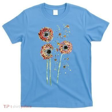 Spring Dandelion Floral Art T-Shirt