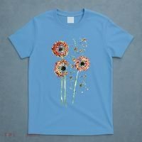Spring Dandelion Floral Art T-Shirt thumb 4