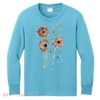 Spring Dandelion Floral Art Kids Long Sleeve Shirt thumb 0