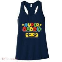 Super Daddio Gamer Dad Fathers Day Gift Papa Gift From Son Daughter Grandkids Women's Tank Top thumb 0