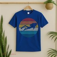 Scuba Diving Great Gift Vintage Retro Ocean Scuba Diver Gift Cute Gift T-Shirt thumb 2
