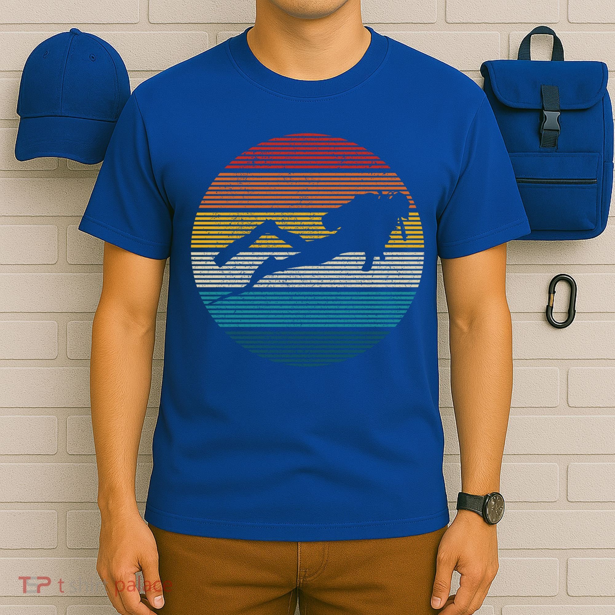 Scuba Diving Great Gift Vintage Retro Ocean Scuba Diver Gift Cute Gift T-Shirt
