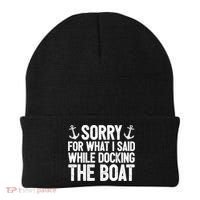 Sailing Dad Gift Sailer Father Sailboat Gift Boating Great Gift Beanie thumb 0