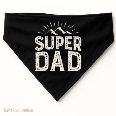 Super Dad Gift For Father's Day USA-Made Doggie Bandana