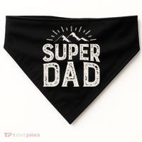 Super Dad Gift For Father's Day USA-Made Doggie Bandana thumb 0