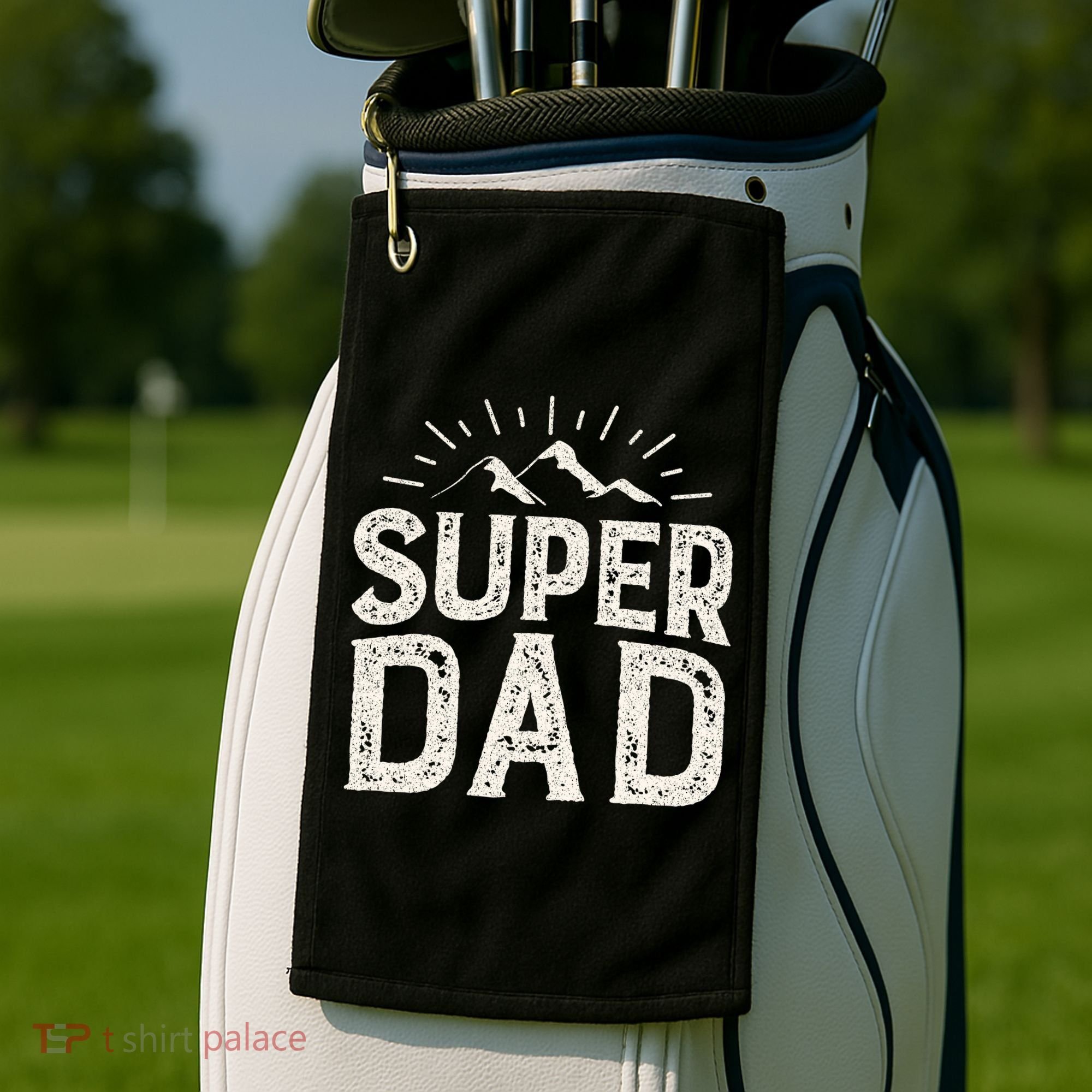 Super Dad Gift For Father's Day Golf Towel