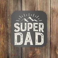 Super Dad Gift For Father's Day Coaster thumb 0