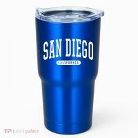 San Diego Gift College University Style Sd Ca Tumbler thumb 0