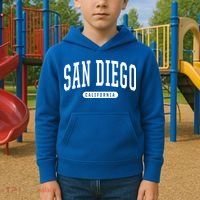 San Diego Gift College University Style Sd Ca Kids Hoodie thumb 2