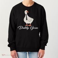 Silly Daddy Goose And Silly Mama Goose Matching Goose Family Women's Sweatshirt thumb 0