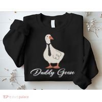 Silly Daddy Goose And Silly Mama Goose Matching Goose Family Sweatshirt thumb 2