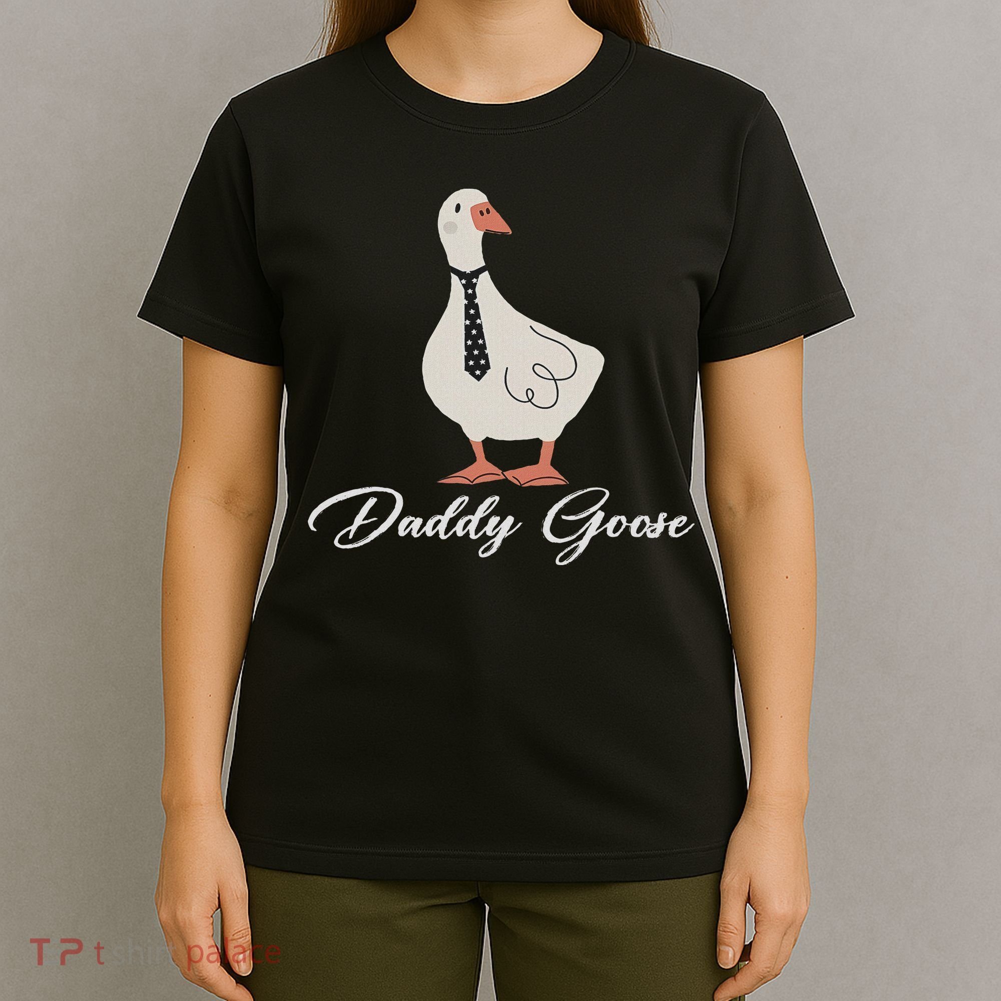 Silly Daddy Goose And Silly Mama Goose Matching Goose Family T-Shirt