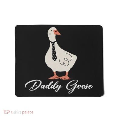 Silly Daddy Goose And Silly Mama Goose Matching Goose Family Mousepad