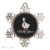 Silly Daddy Goose And Silly Mama Goose Matching Goose Family Ornament thumb 0