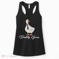 Silly Daddy Goose And Silly Mama Goose Matching Goose Family Women's Tank Top thumb 0