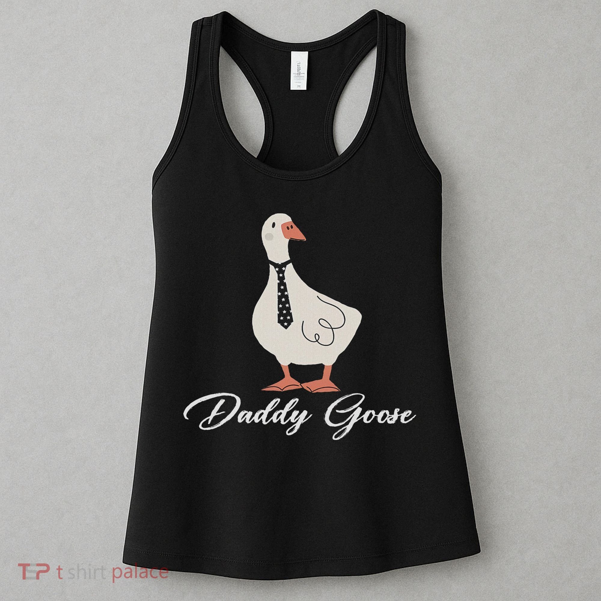 Silly Daddy Goose And Silly Mama Goose Matching Goose Family Women's Tank Top