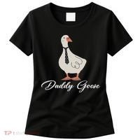 Silly Daddy Goose And Silly Mama Goose Matching Goose Family Women's T-Shirt thumb 0