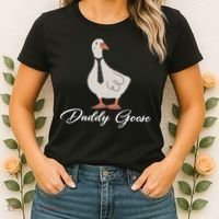 Silly Daddy Goose And Silly Mama Goose Matching Goose Family Women's T-Shirt thumb 2