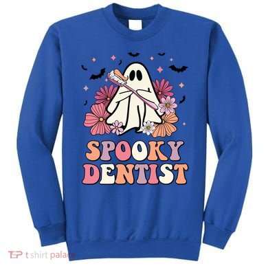 Spooky Dentist Ghost Halloween Dental Trick Or Teeth Gift Sweatshirt
