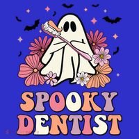 Spooky Dentist Ghost Halloween Dental Trick Or Teeth Gift Women's Tank Top thumb 5