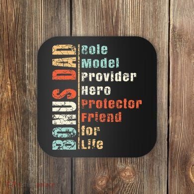 Step Dad Gift Best Bonus Dad Ever For Stepdad Coaster