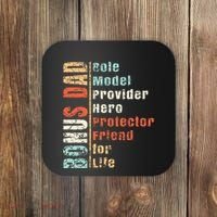 Step Dad Gift Best Bonus Dad Ever For Stepdad Coaster thumb 0