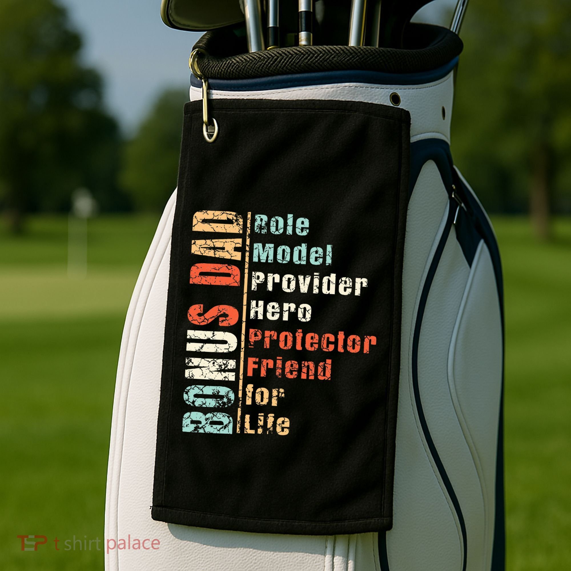 Step Dad Gift Best Bonus Dad Ever For Stepdad Golf Towel