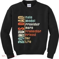 Step Dad Gift Best Bonus Dad Ever For Stepdad Kids Sweatshirt thumb 0