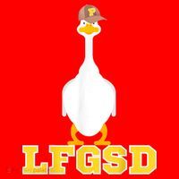 San Diego Goose LFGSD Santa Hat thumb 1