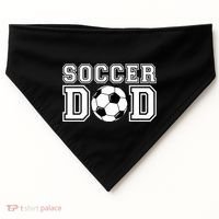 Soccer Dad Gift Soccer Gift For Father Dad Soccer Gift USA-Made Doggie Bandana thumb 0
