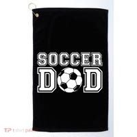 Soccer Dad Gift Soccer Gift For Father Dad Soccer Gift Golf Towel thumb 0