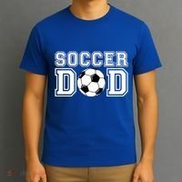 Soccer Dad Gift Soccer Gift For Father Dad Soccer Gift T-Shirt thumb 3