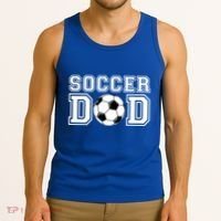 Soccer Dad Gift Soccer Gift For Father Dad Soccer Gift Tank Top thumb 3