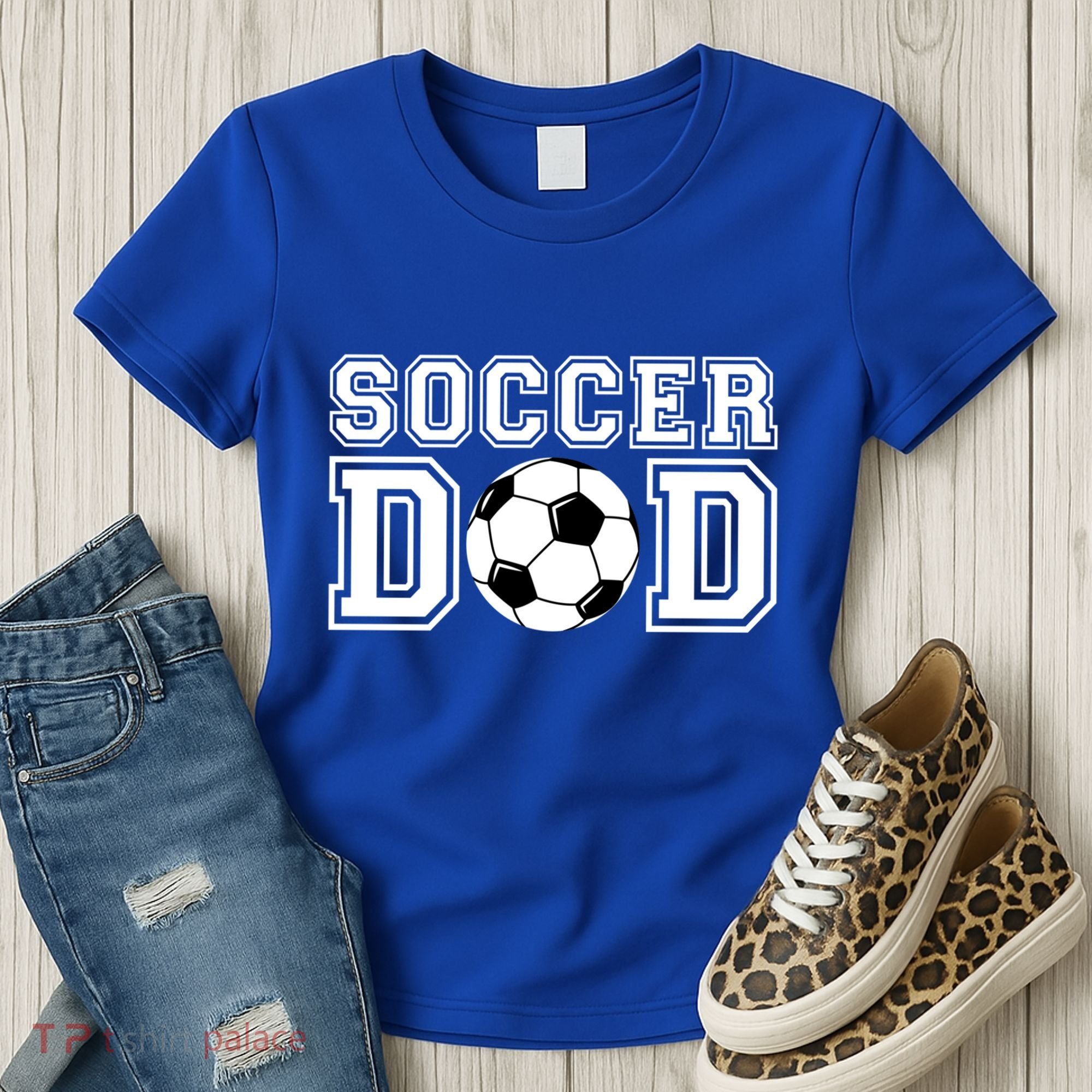Soccer Dad Gift Soccer Gift For Father Dad Soccer Gift Women's T-Shirt