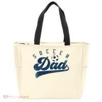 Soccer Dad Gifts Daddy Father's Day Tote Bag thumb 0