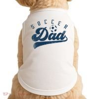 Soccer Dad Gifts Daddy Father's Day Doggie Tank thumb 0