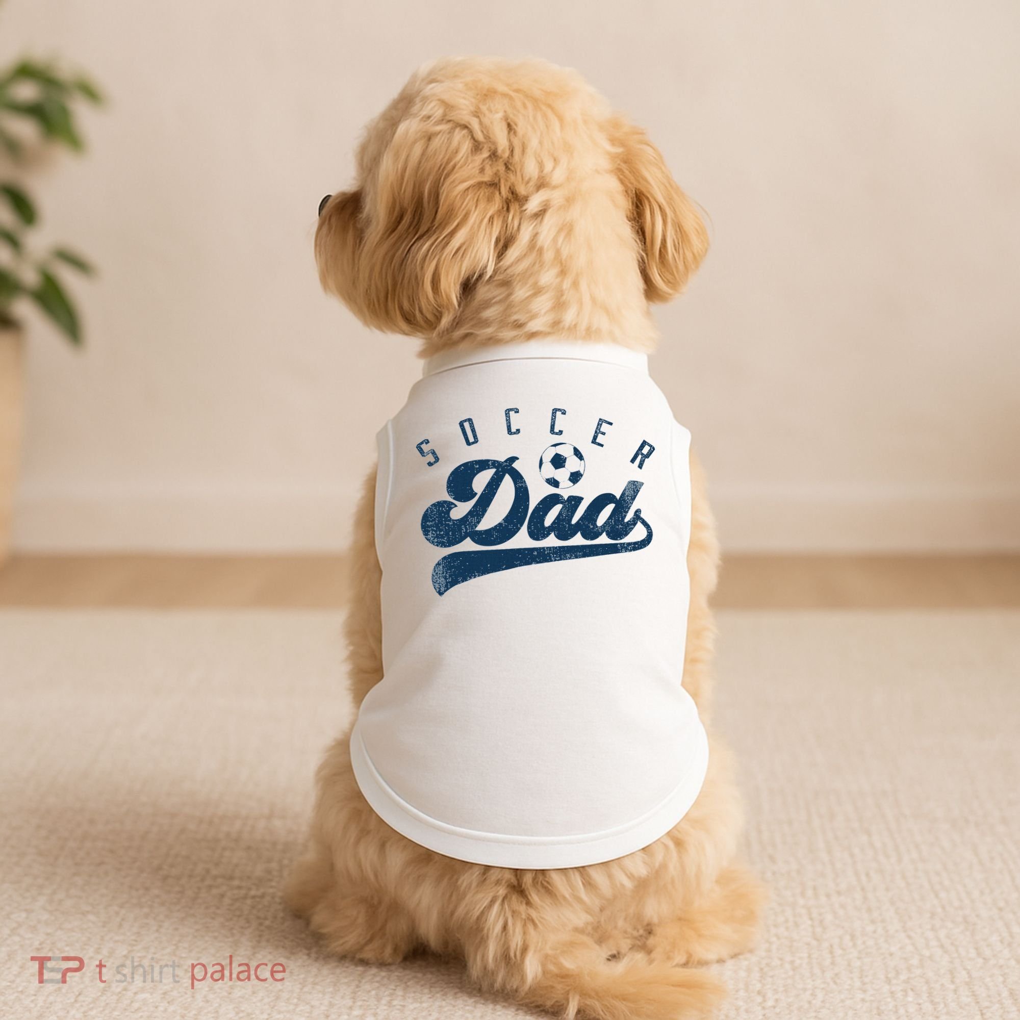 Soccer Dad Gifts Daddy Father's Day Doggie Tank