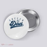 Soccer Dad Gifts Daddy Father's Day Button thumb 0