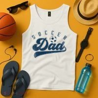 Soccer Dad Gifts Daddy Father's Day Tank Top thumb 4