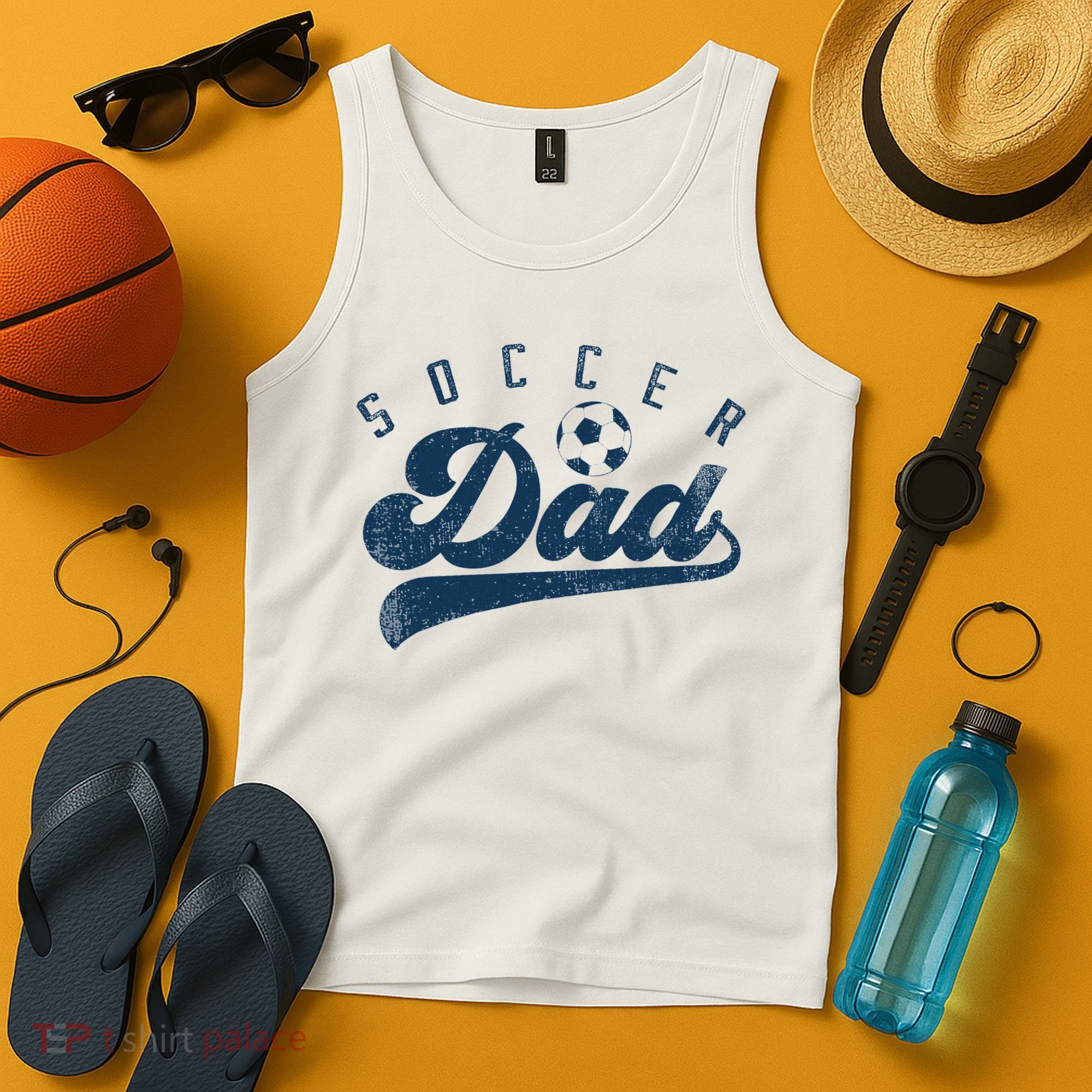 Soccer Dad Gifts Daddy Father's Day Tank Top