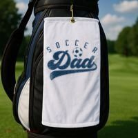 Soccer Dad Gifts Daddy Father's Day Golf Towel thumb 2