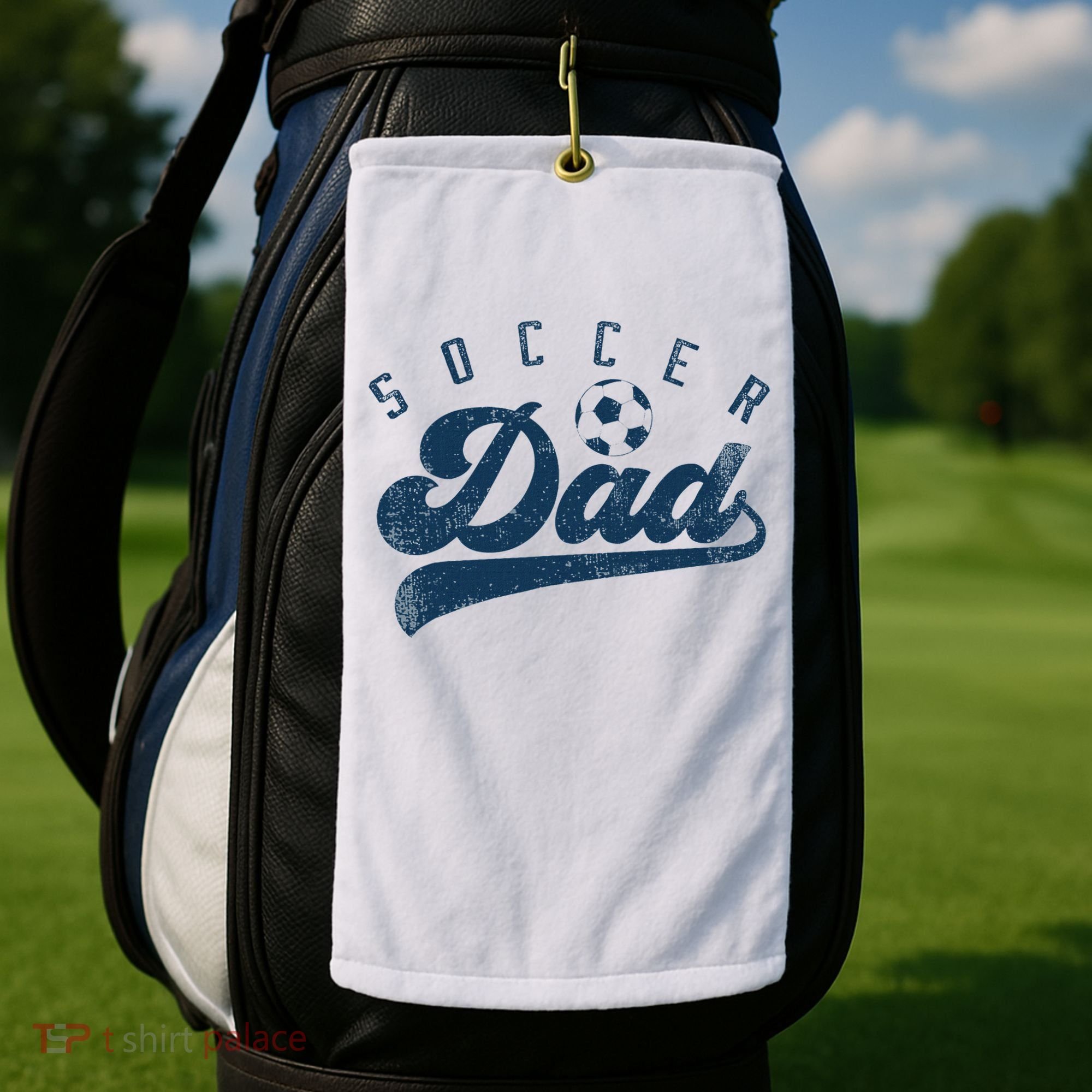 Soccer Dad Gifts Daddy Father's Day Golf Towel