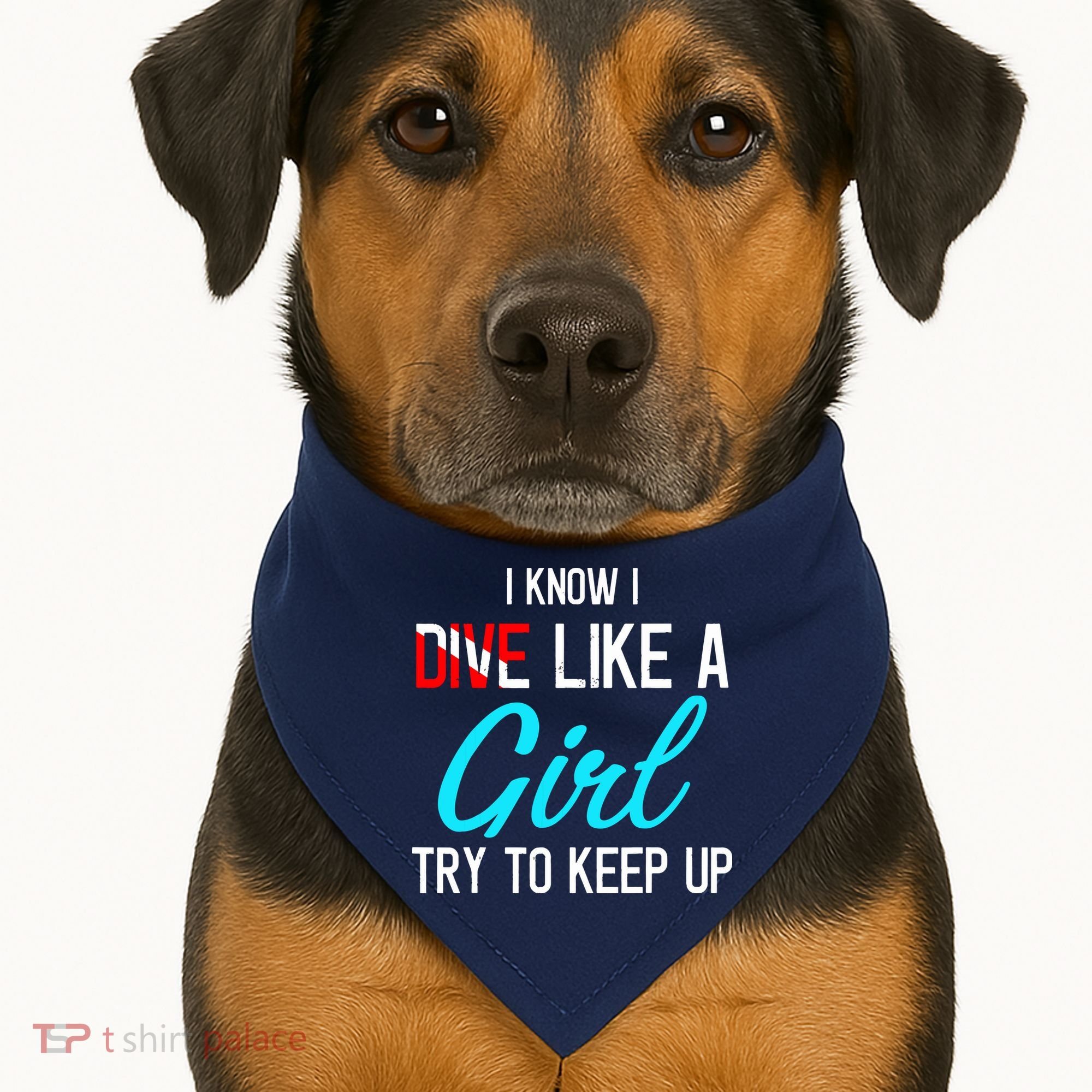 Scuba Diving Gifts For Scuba Divers Scuba USA-Made Doggie Bandana