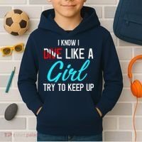 Scuba Diving Gifts For Scuba Divers Scuba Kids Hoodie thumb 2