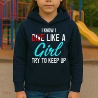 Scuba Diving Gifts For Scuba Divers Scuba Kids Hoodie thumb 3