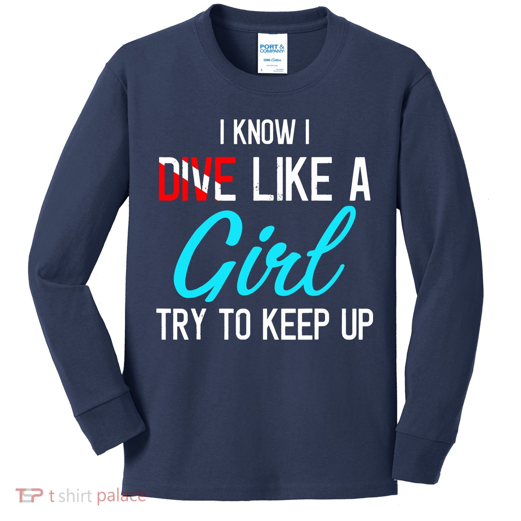 Scuba Diving Gifts For Scuba Divers Scuba Kids Long Sleeve Shirt